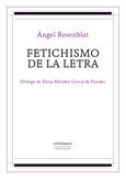 Portada de: Fetichismo de la letra